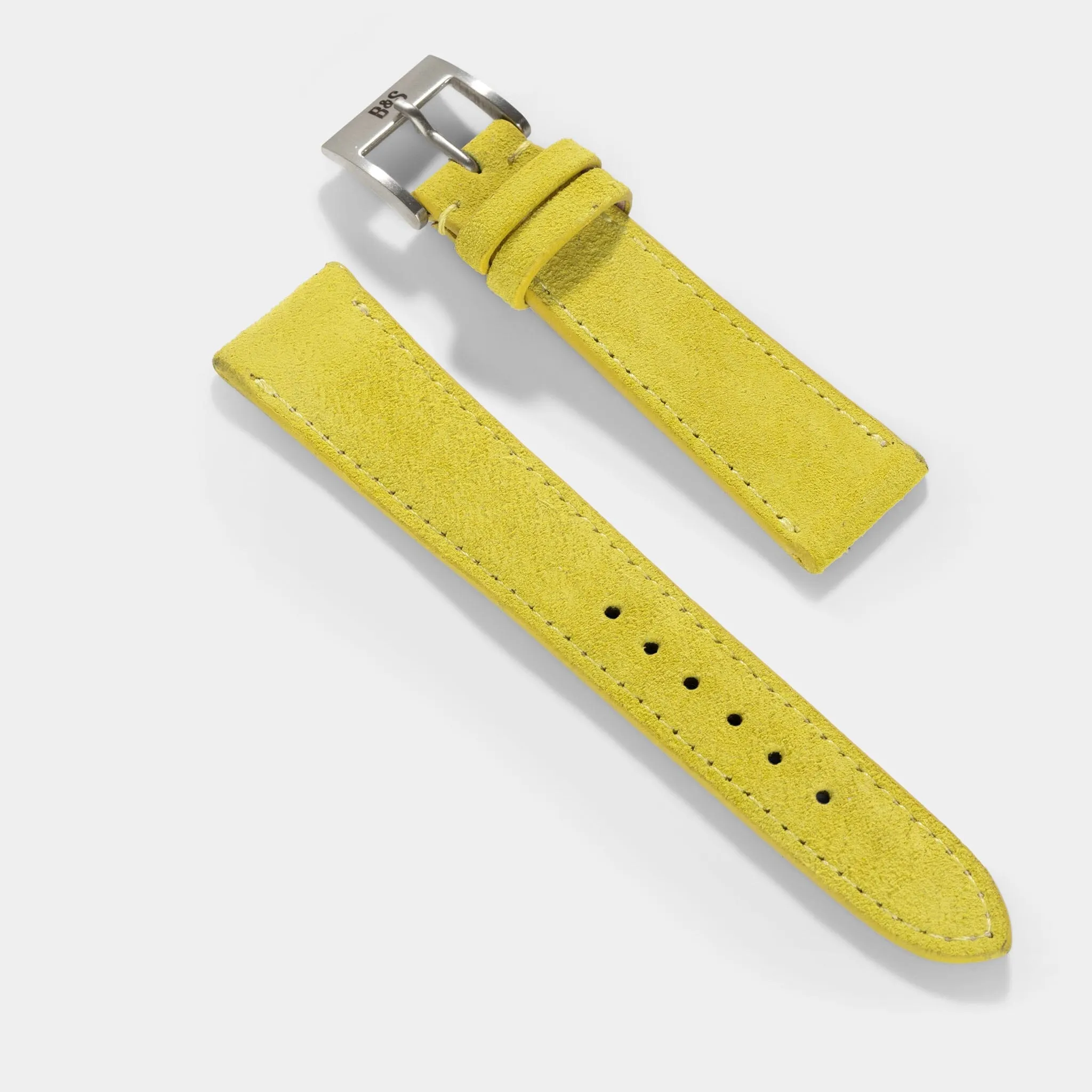 Premium Citrus Suede Leather Watch Strap - Stylish and Durable Accessory