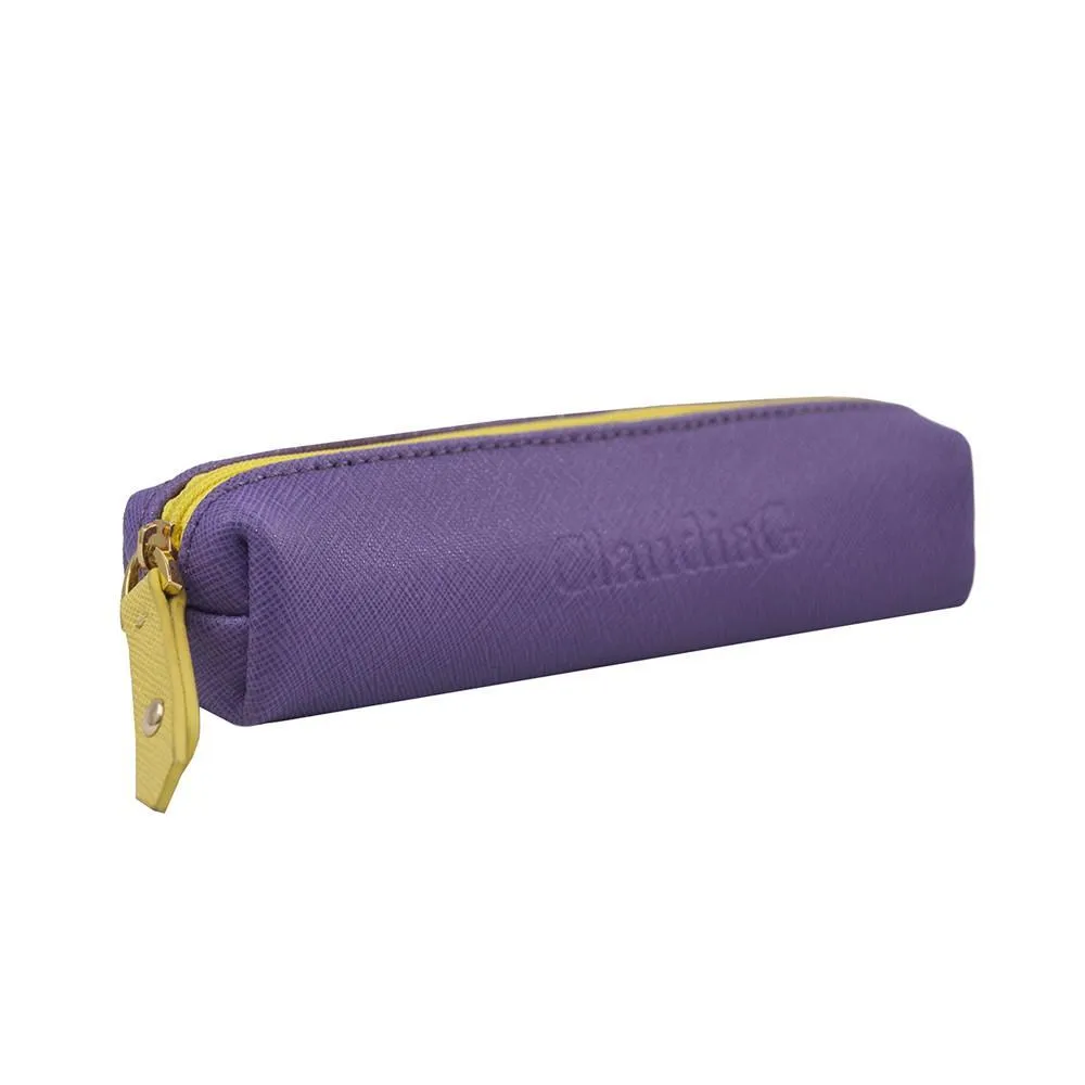 ClaudiaG Comfy Leather Pouch -Plum