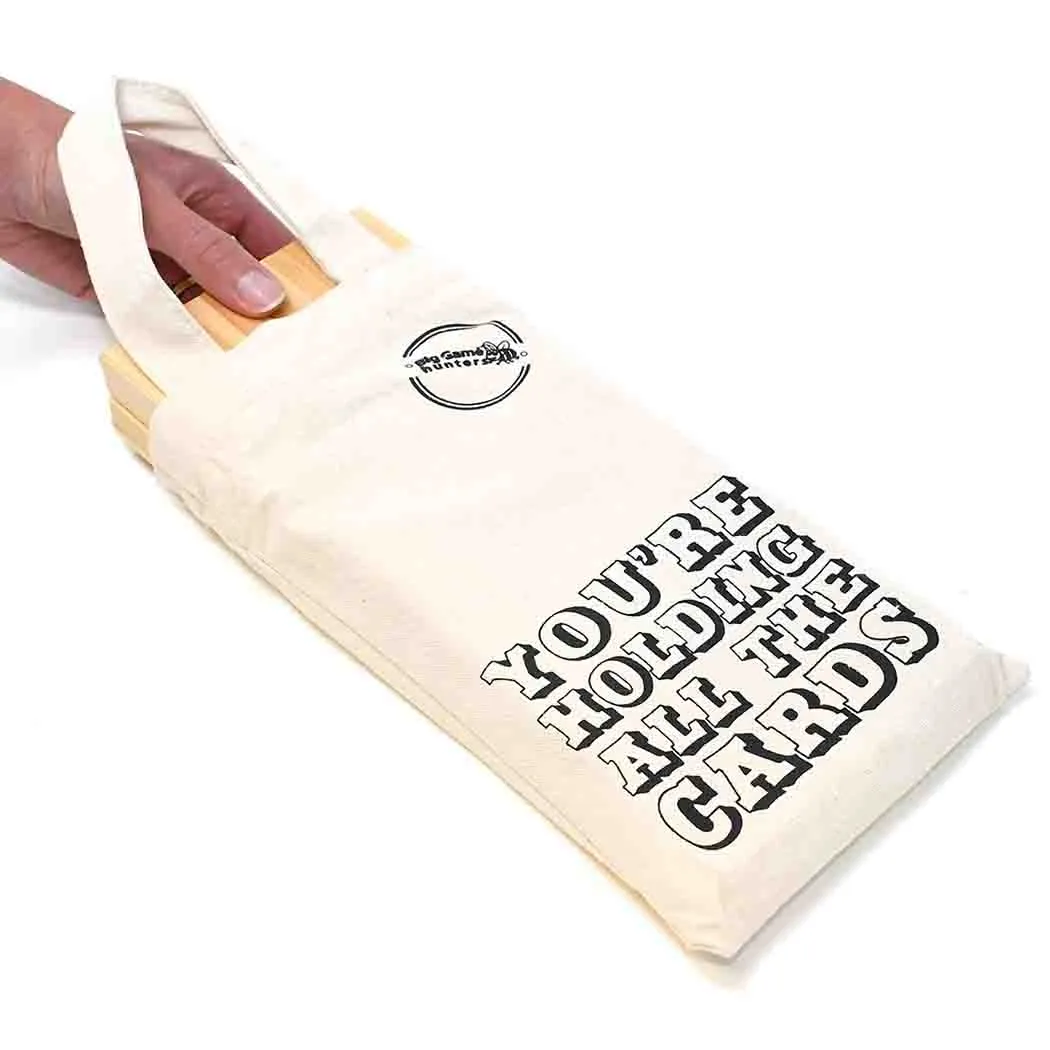 Cribbage Board Game   Cotton Travel Bag