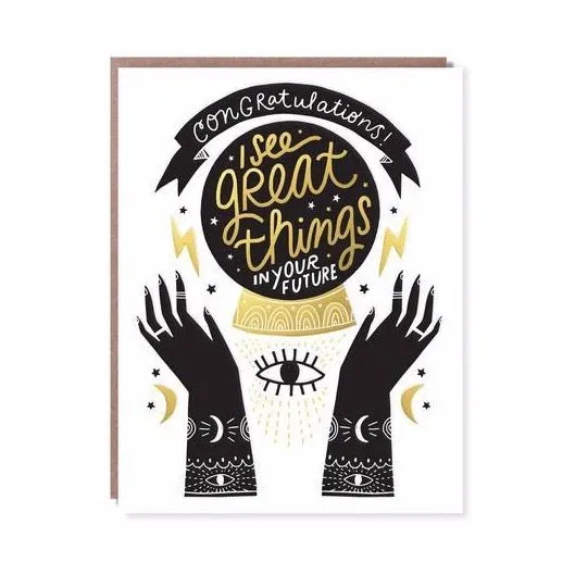 Crystal Ball Congrats Card