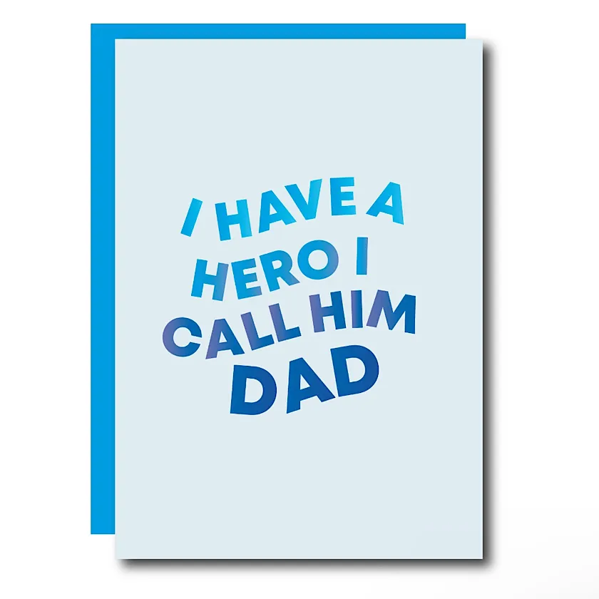Dad Hero Card