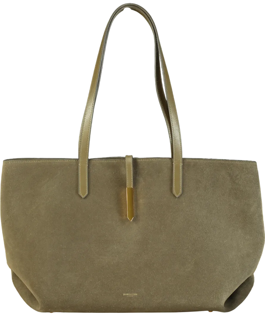 Demellier Green Tokyo Suede Tote Bag