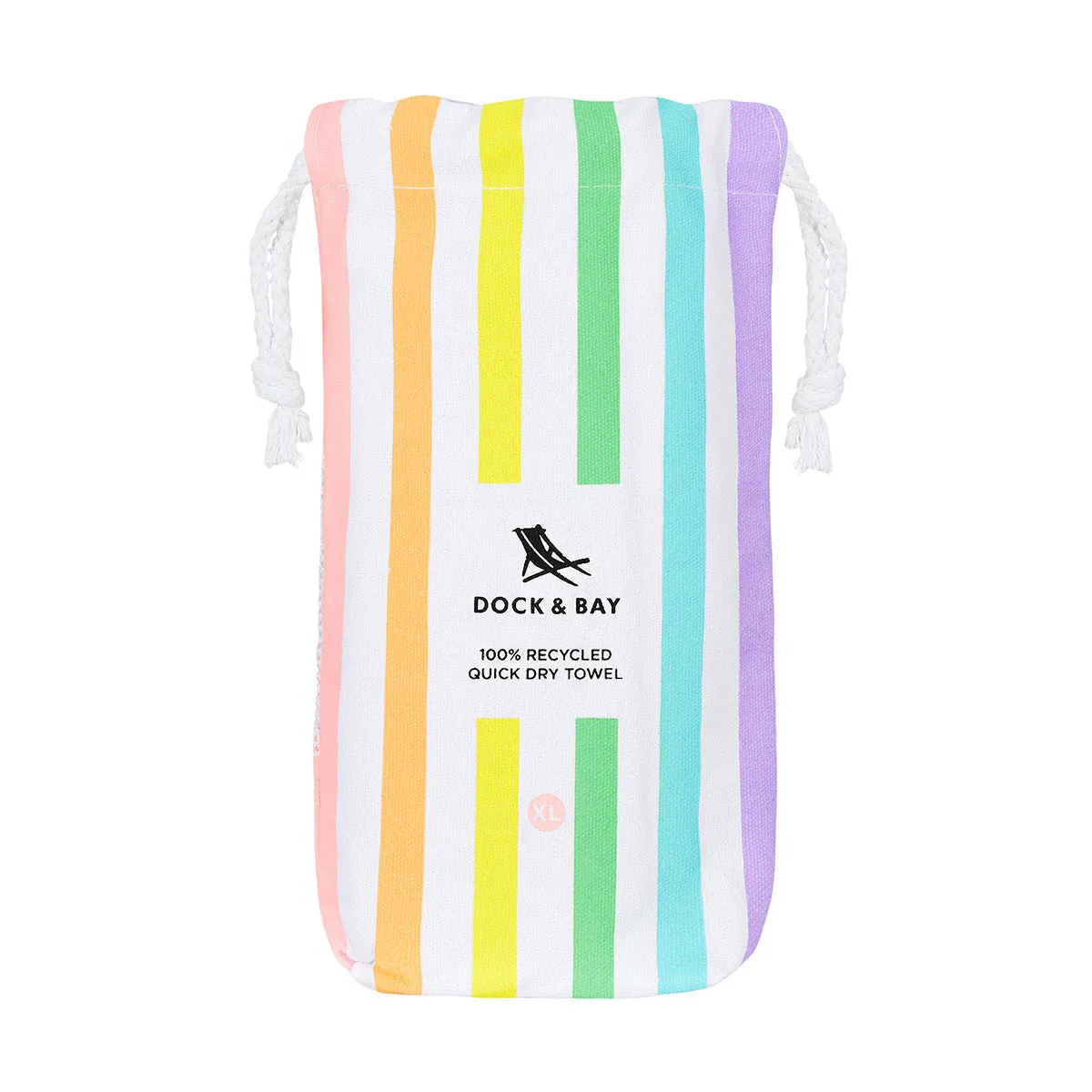 DOCK & BAY Beach Towel Summer Collection XL 100% Recycled Unicorn Waves