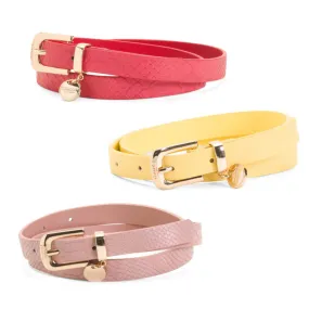 Dune London Belt with Gold Charm
