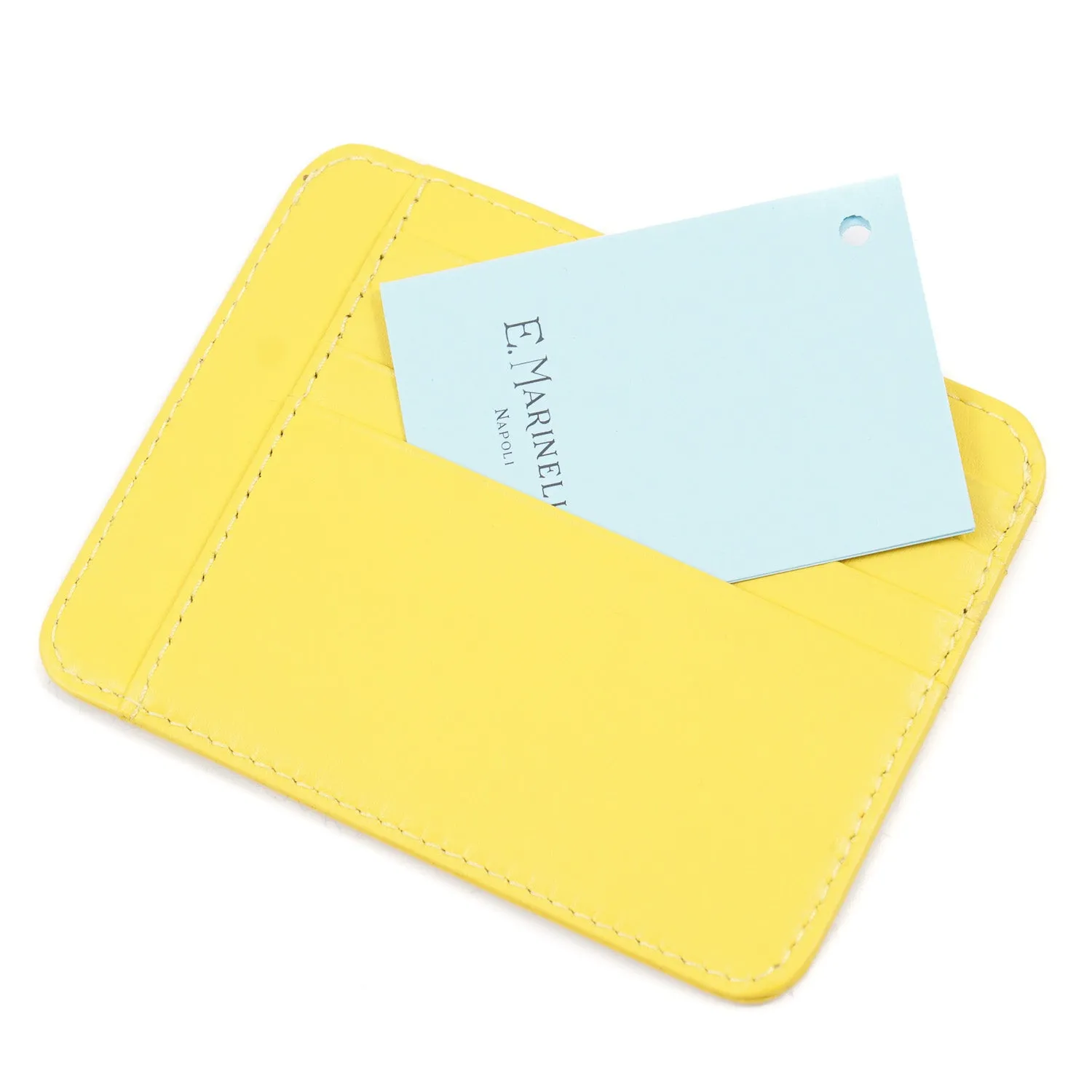 E.Marinella Credit Card Holder in Calfskin