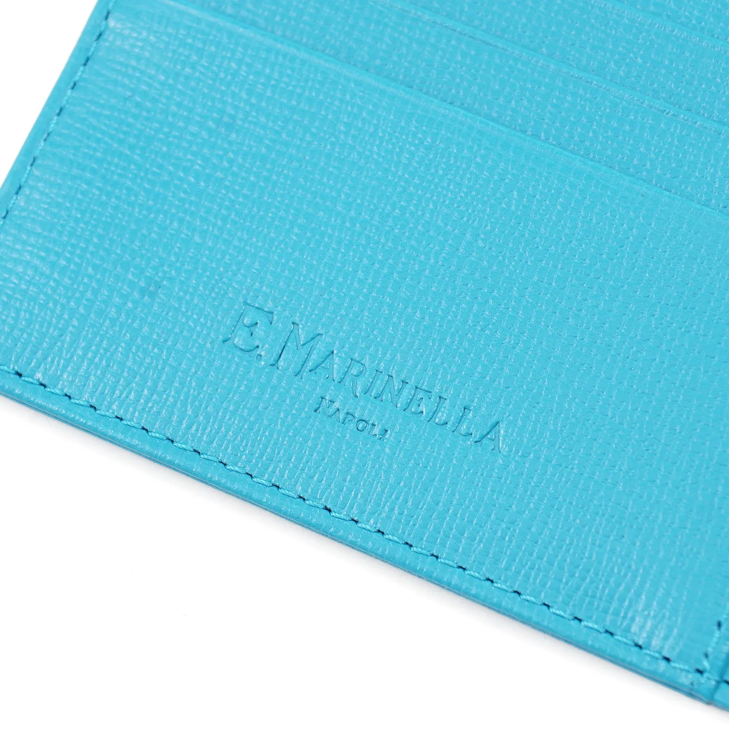 E.Marinella Credit Card Holder in Saffiano Leather