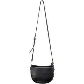 Faux Leather Cross Body With Chain Detail