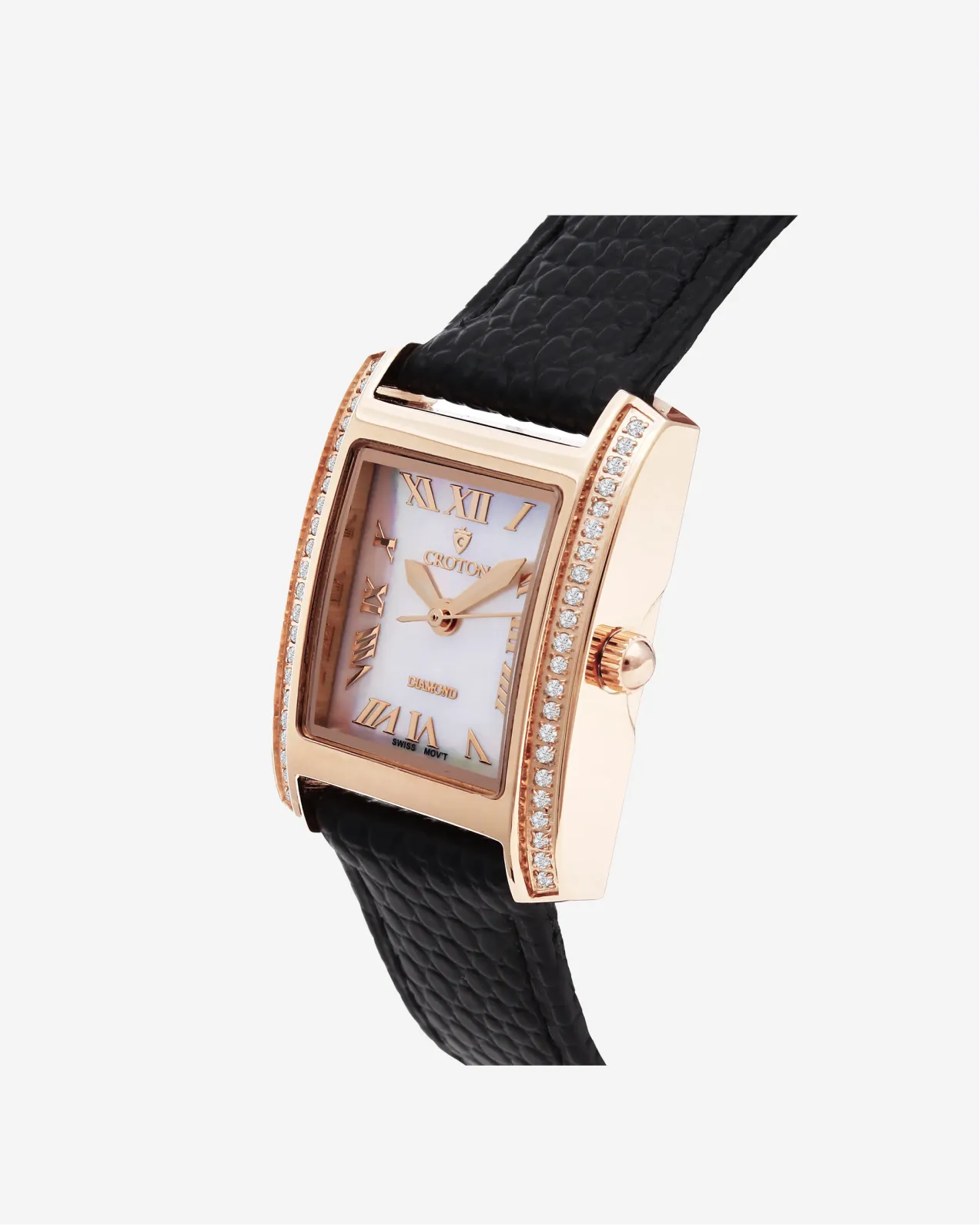 FINALE Diamond Case with Mother of Pearl Dial Ladies Swiss Quartz
