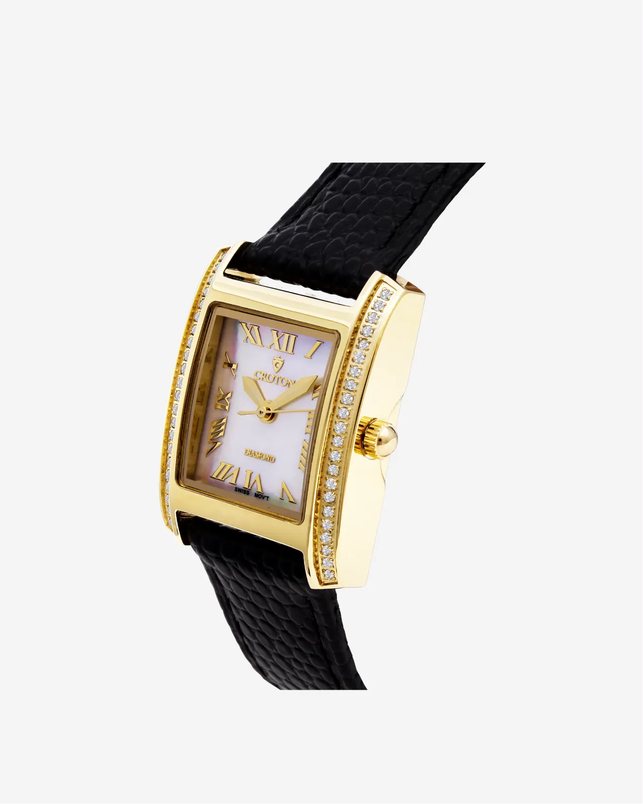 FINALE Diamond Case with Mother of Pearl Dial Ladies Swiss Quartz