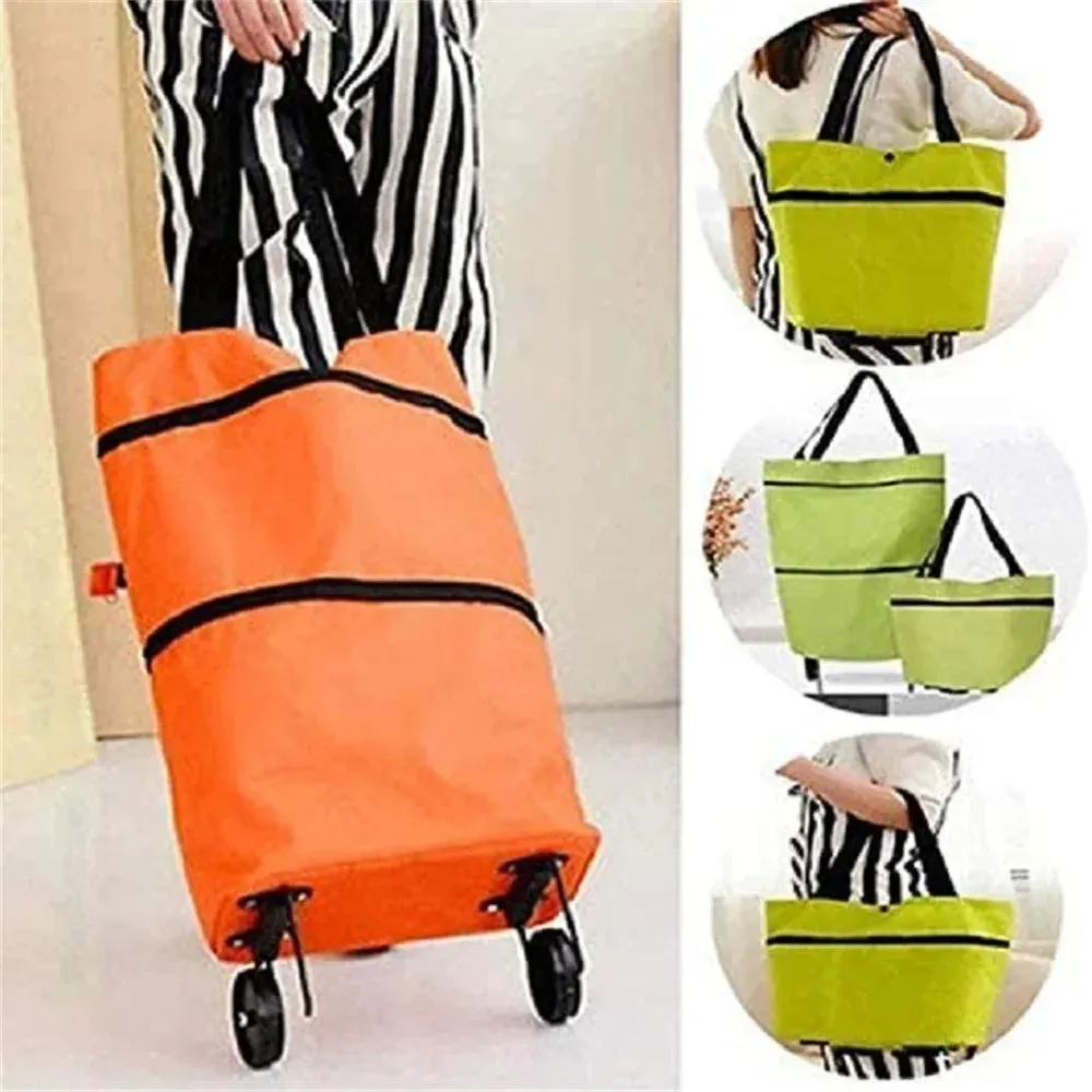 Foldable Shopping Cart with Wheels