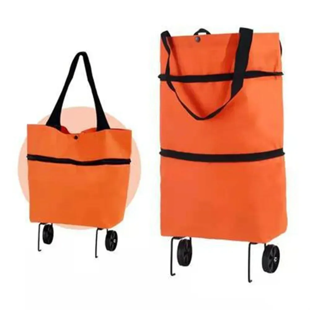 Foldable Shopping Cart with Wheels