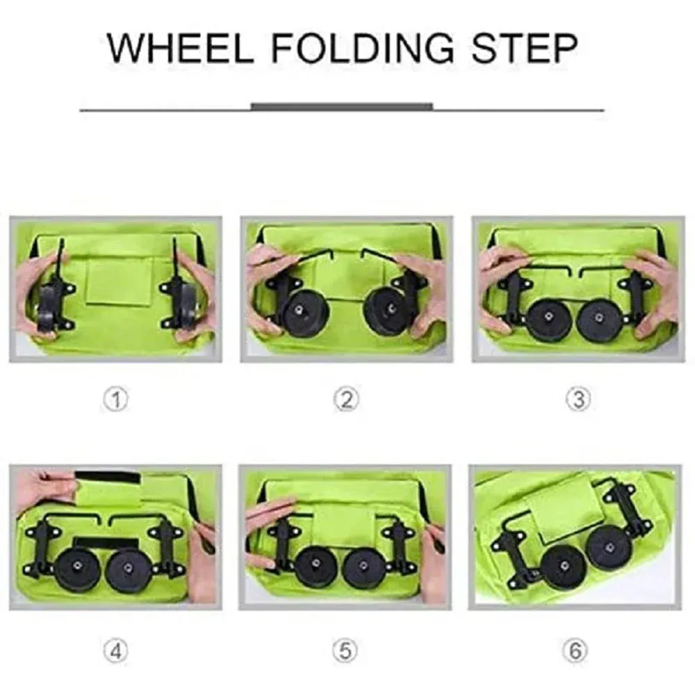 Foldable Shopping Cart with Wheels