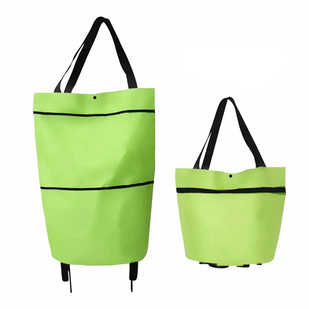 Foldable Shopping Cart with Wheels