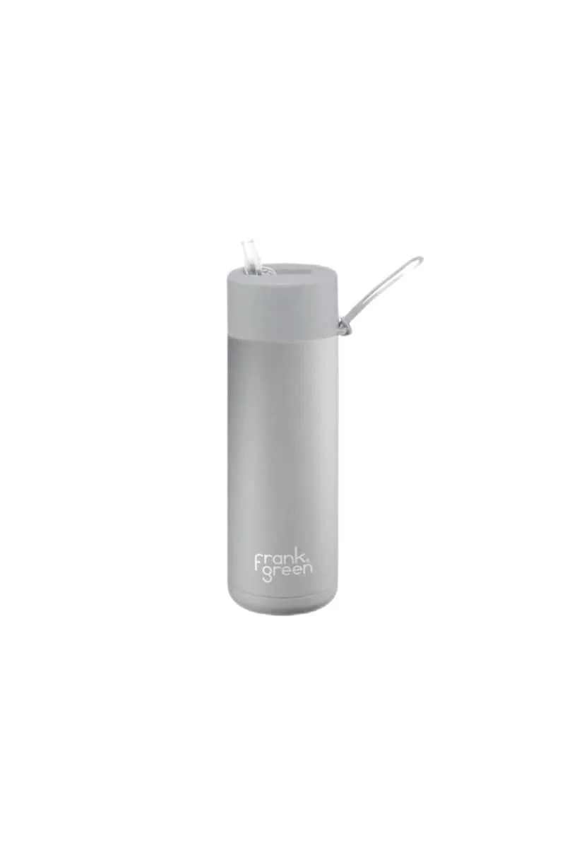 Frank Green - Reusable Bottle With Straw Lid - 20oz/595ml - Harbor Mist