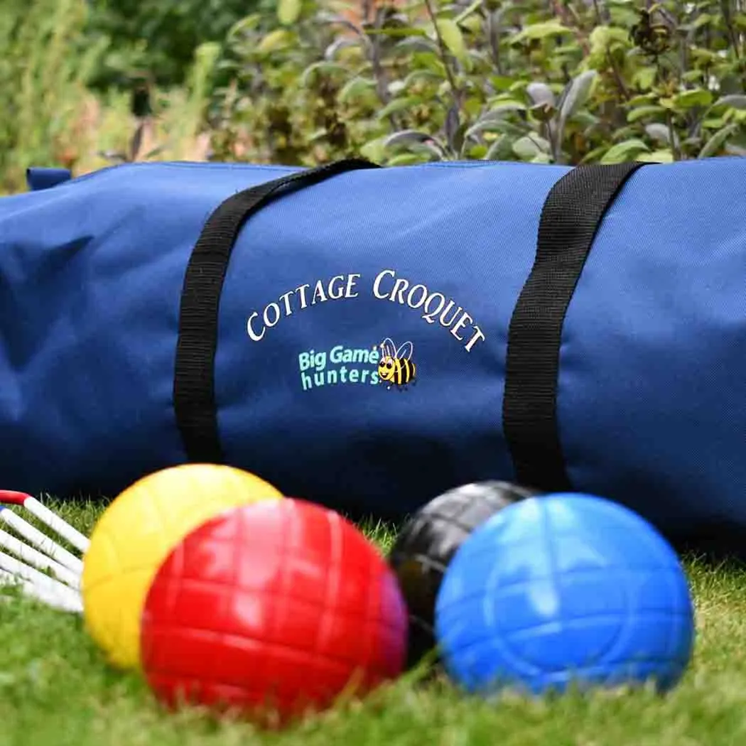 Garden Croquet Set - Cottage 4 Player - Great For Beginners