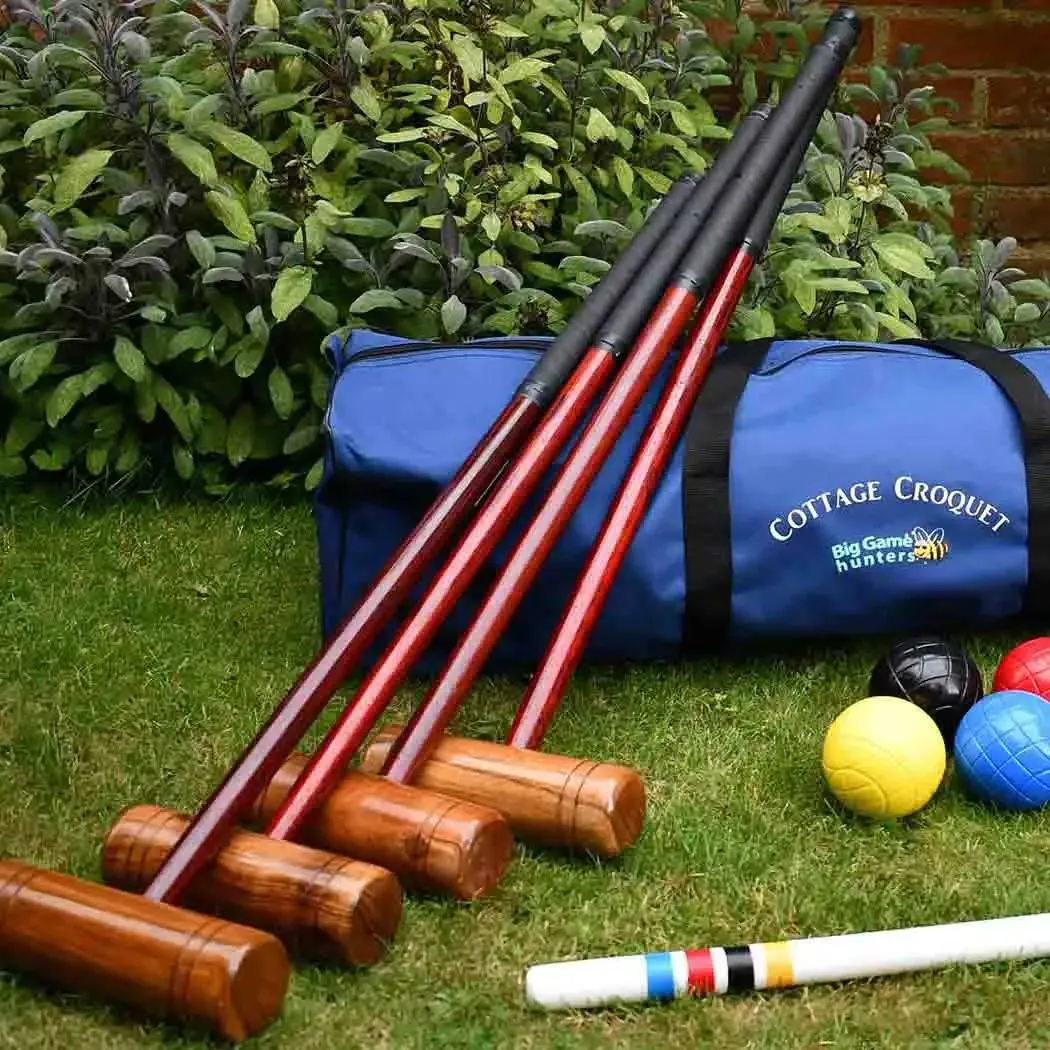 Garden Croquet Set - Cottage 4 Player - Great For Beginners