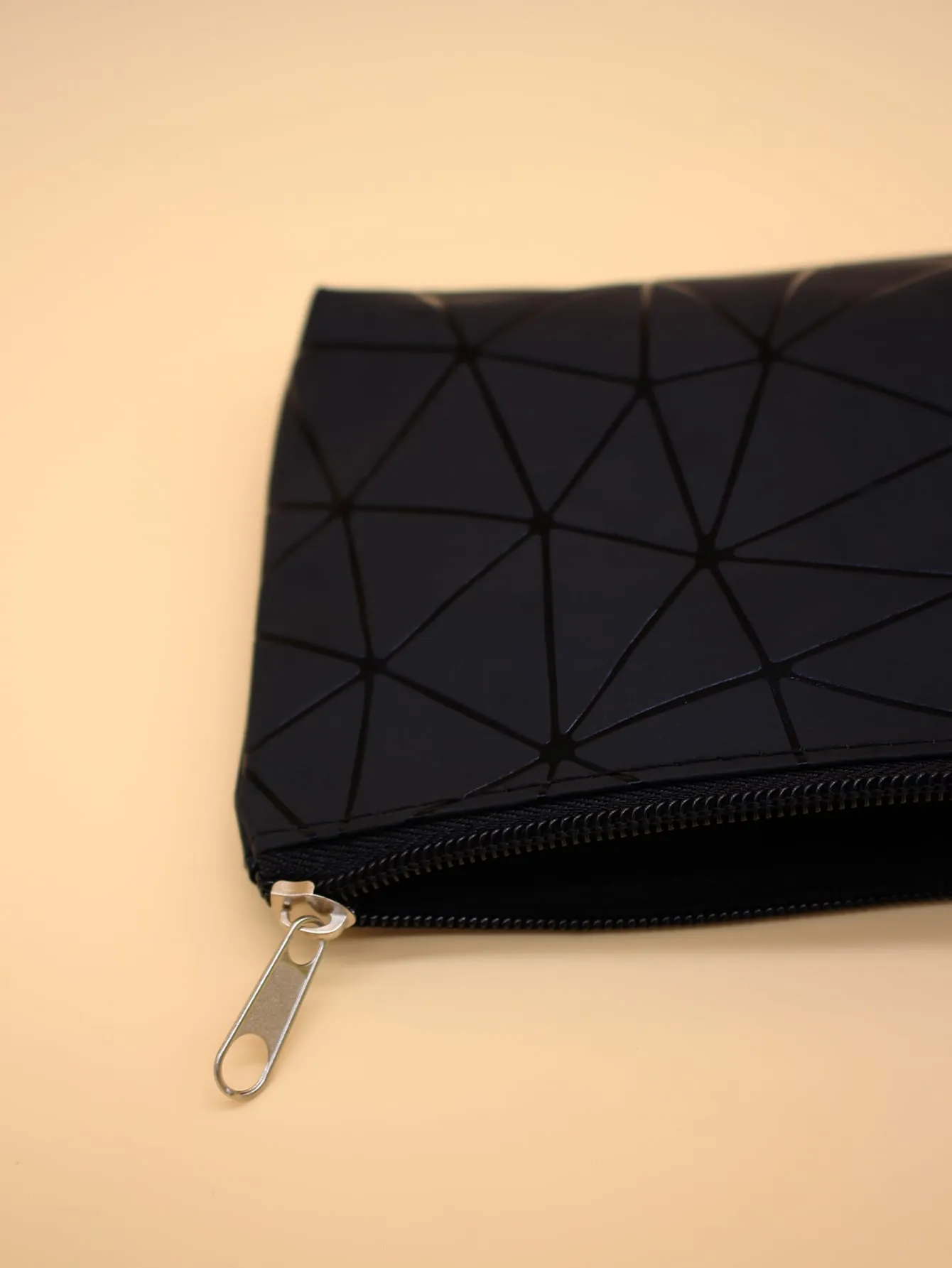 Geometric Makeup Bag Cosmetic Organizer Toiletries Bag Makeup Organizer Zip