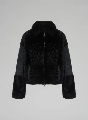 GIACCA IN NYLON E MONTONE
