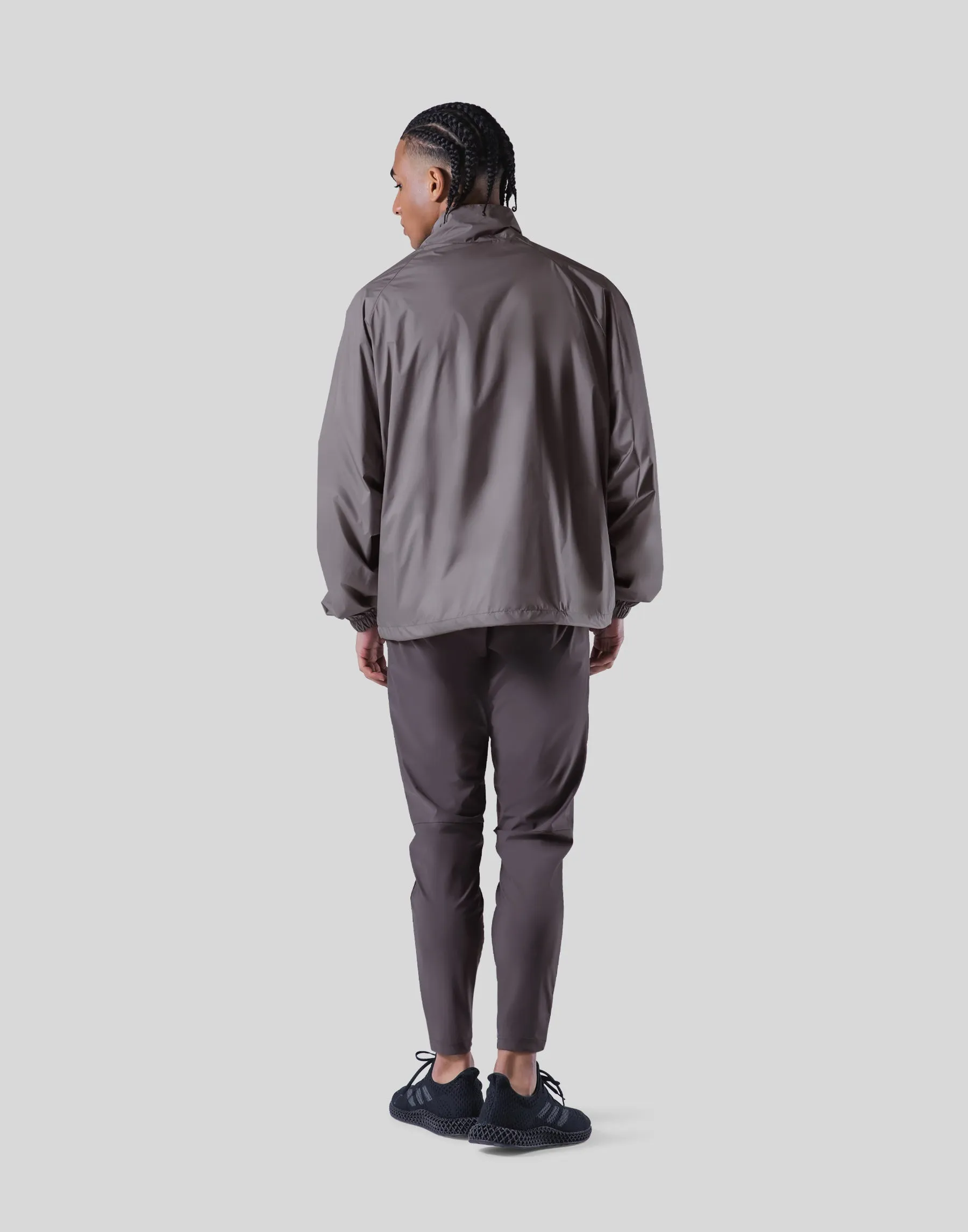 GÝM Nylon Zip Up Jacket - Grey