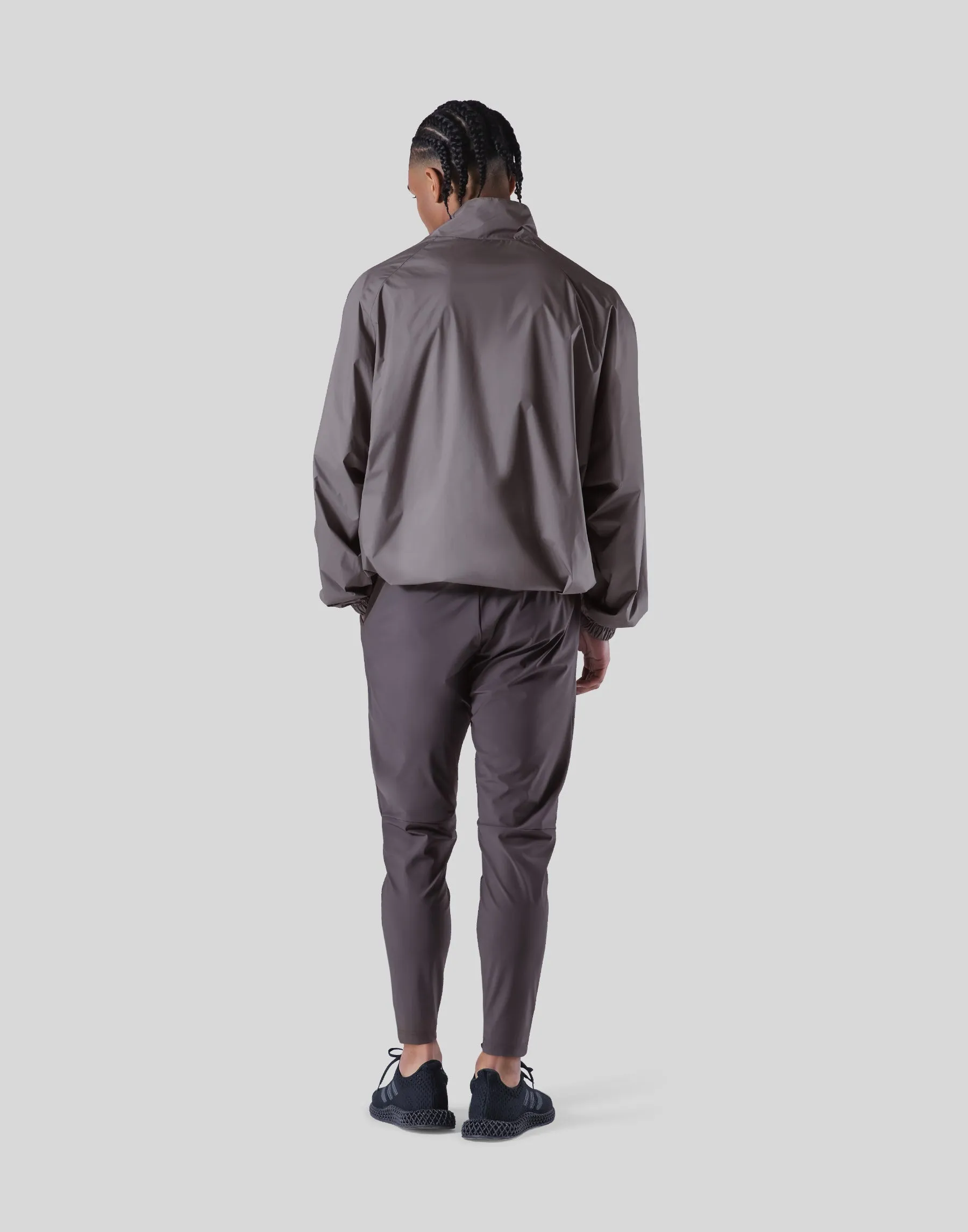 GÝM Nylon Zip Up Jacket - Grey