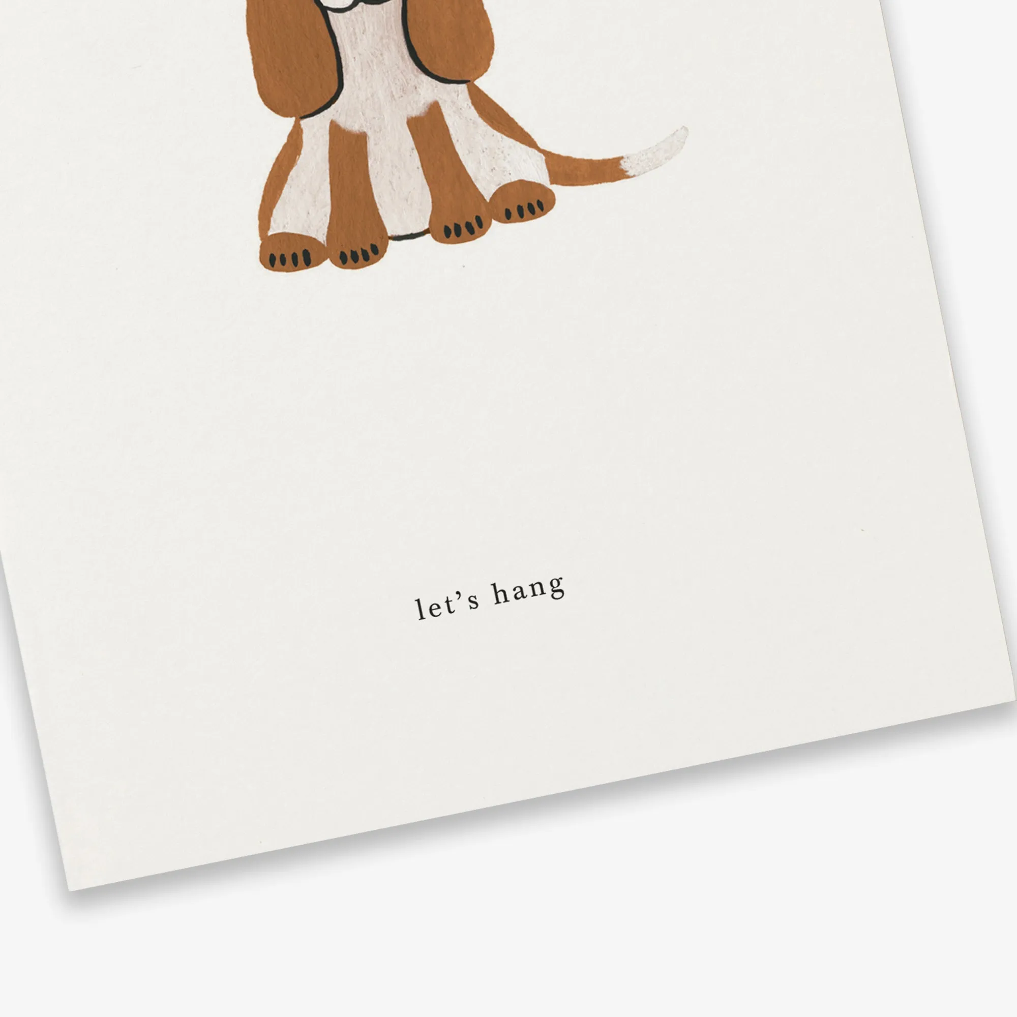 GREETING CARD // BASSET HOUND