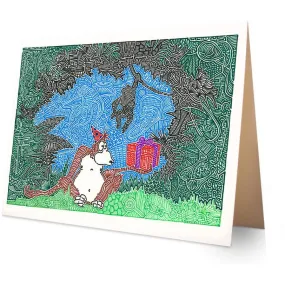 Greeting Card - Birthday Monkey