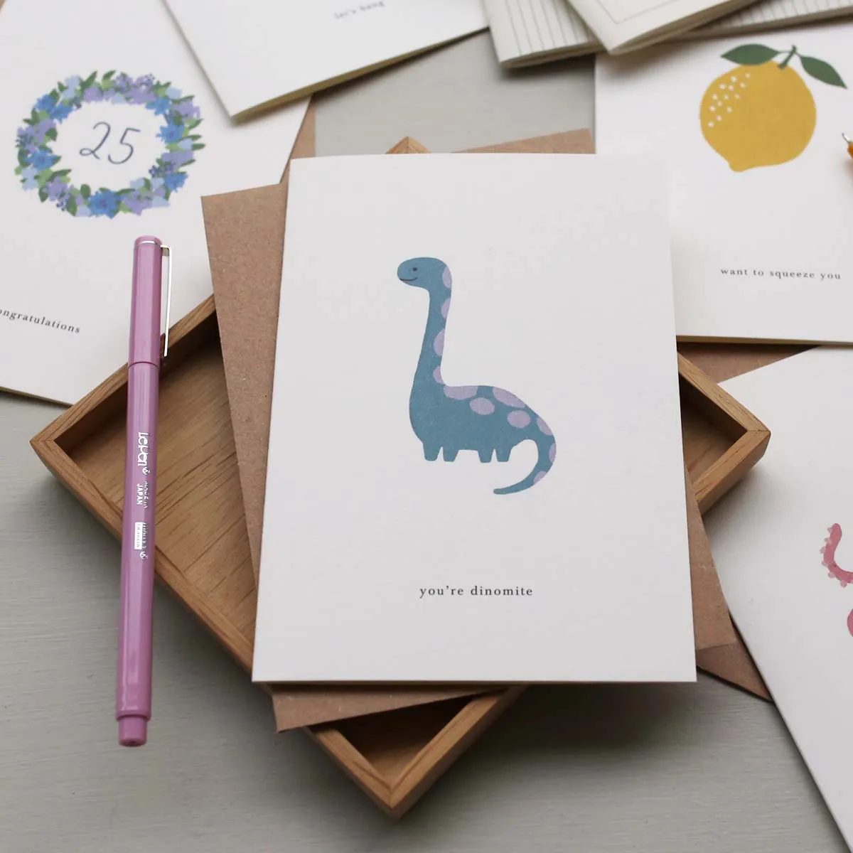 GREETING CARD // DINOSAUR