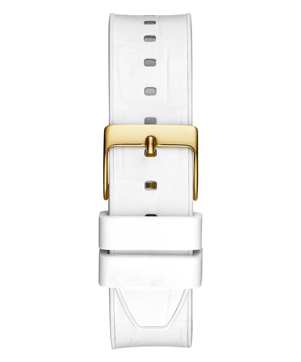 GUESS Ladies White 2-Tone Multi-function Watch