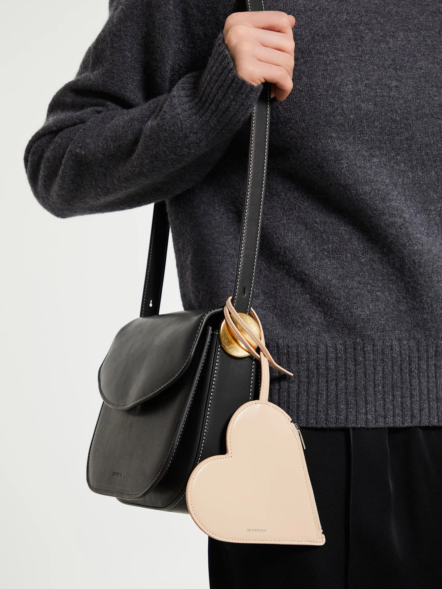 Heart Pouch in Poppy