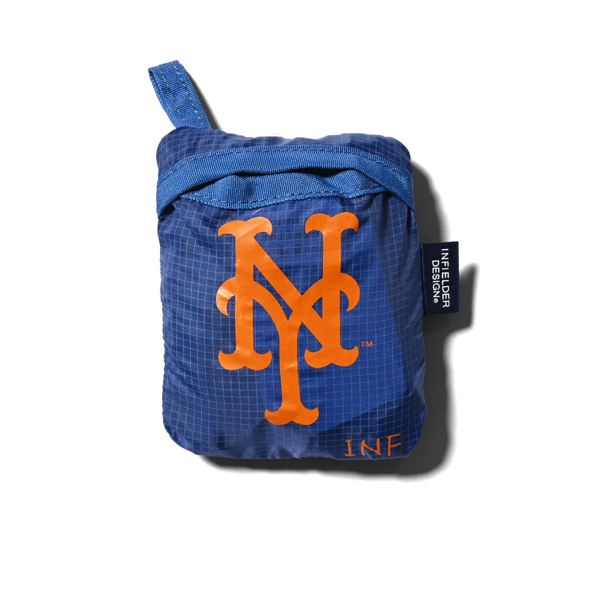 INFIELDER DESIGN - MET'S MLB LOGO NYLON BAG【MLB-140】