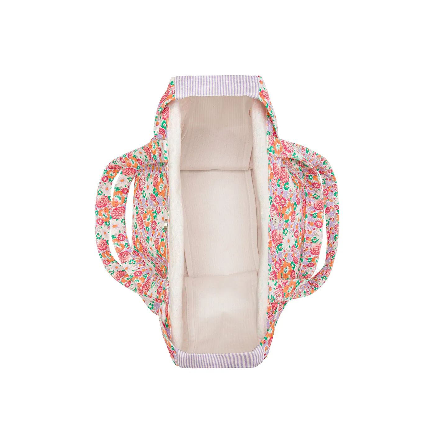 island blossom canvas tote