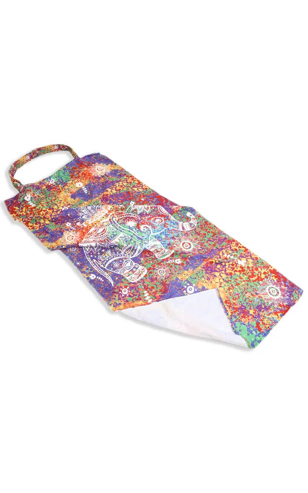 JTB002-18 2 in 1 Elephant Pattern Beach Towel & Beach Bag
