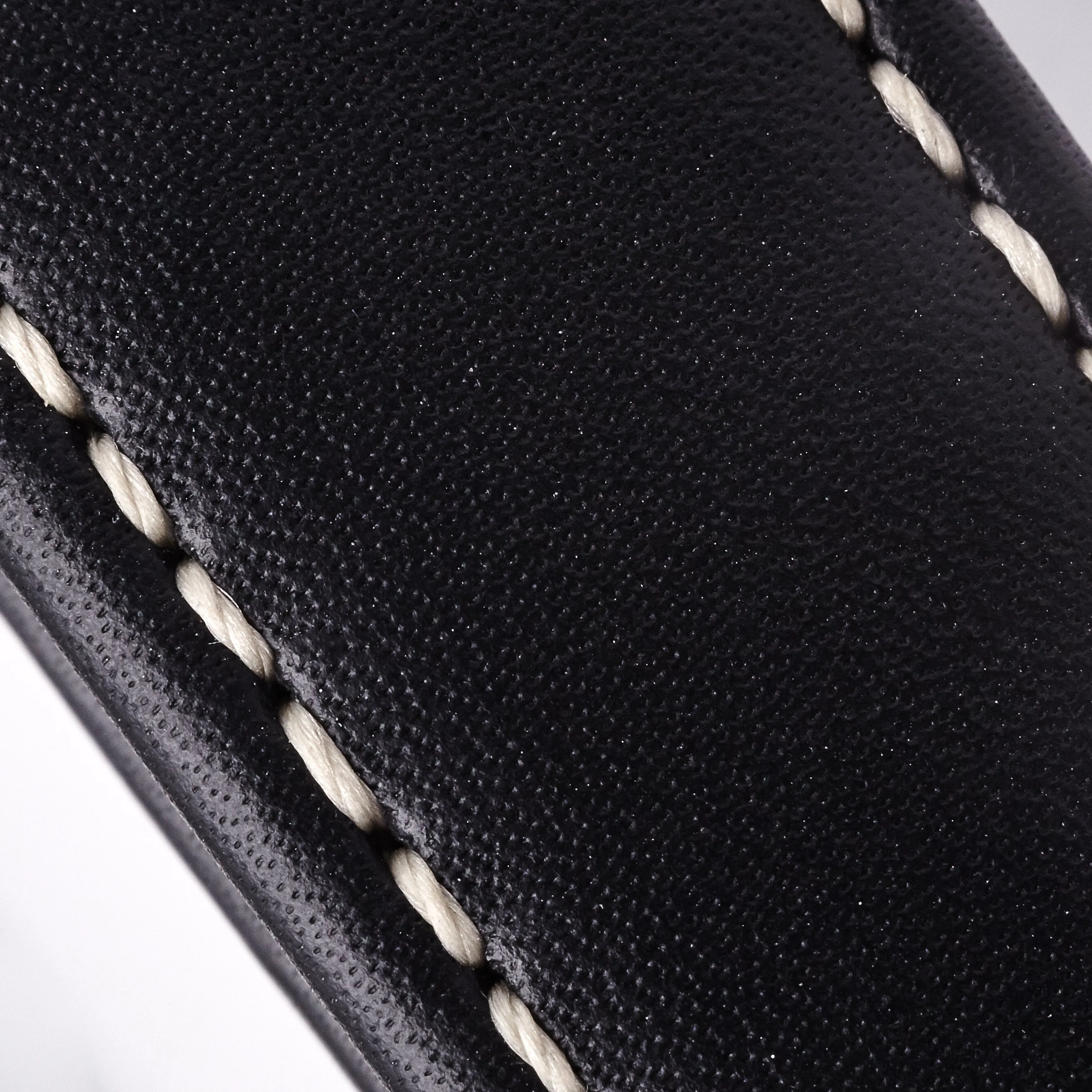 Leather Strap - EP120 Black/White