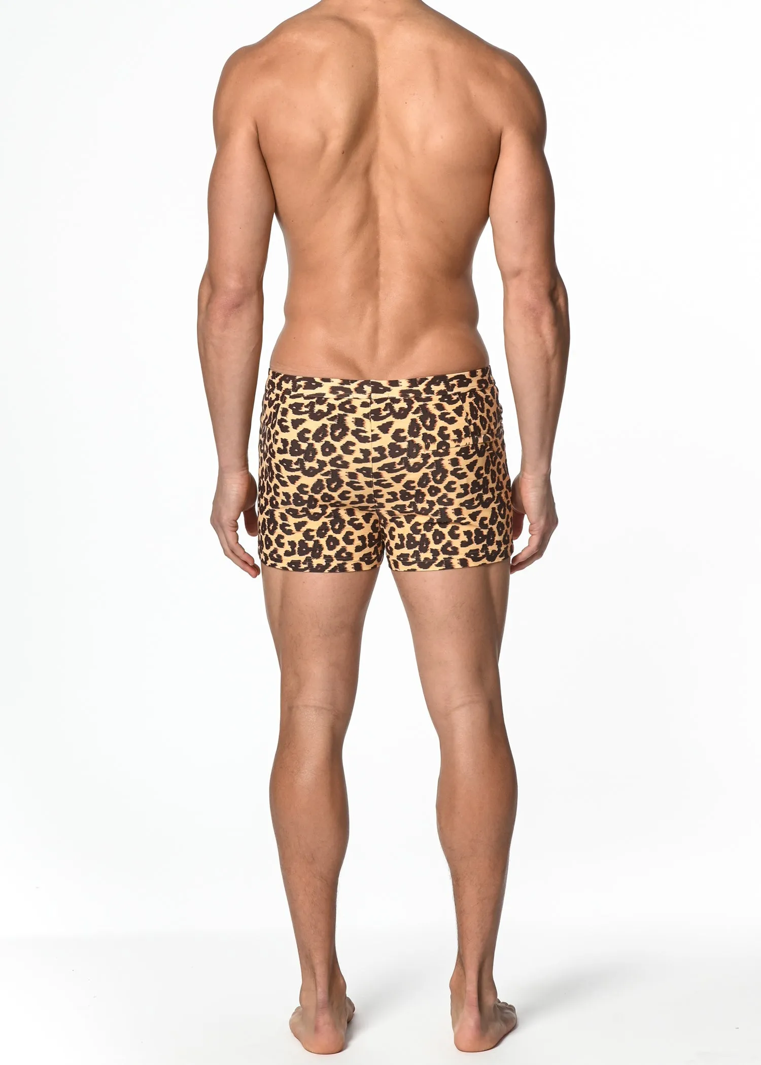 LEOPARD COAST SWIM SHORT