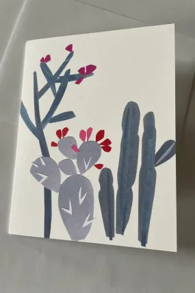 Llubav Blue Cactus Notecard