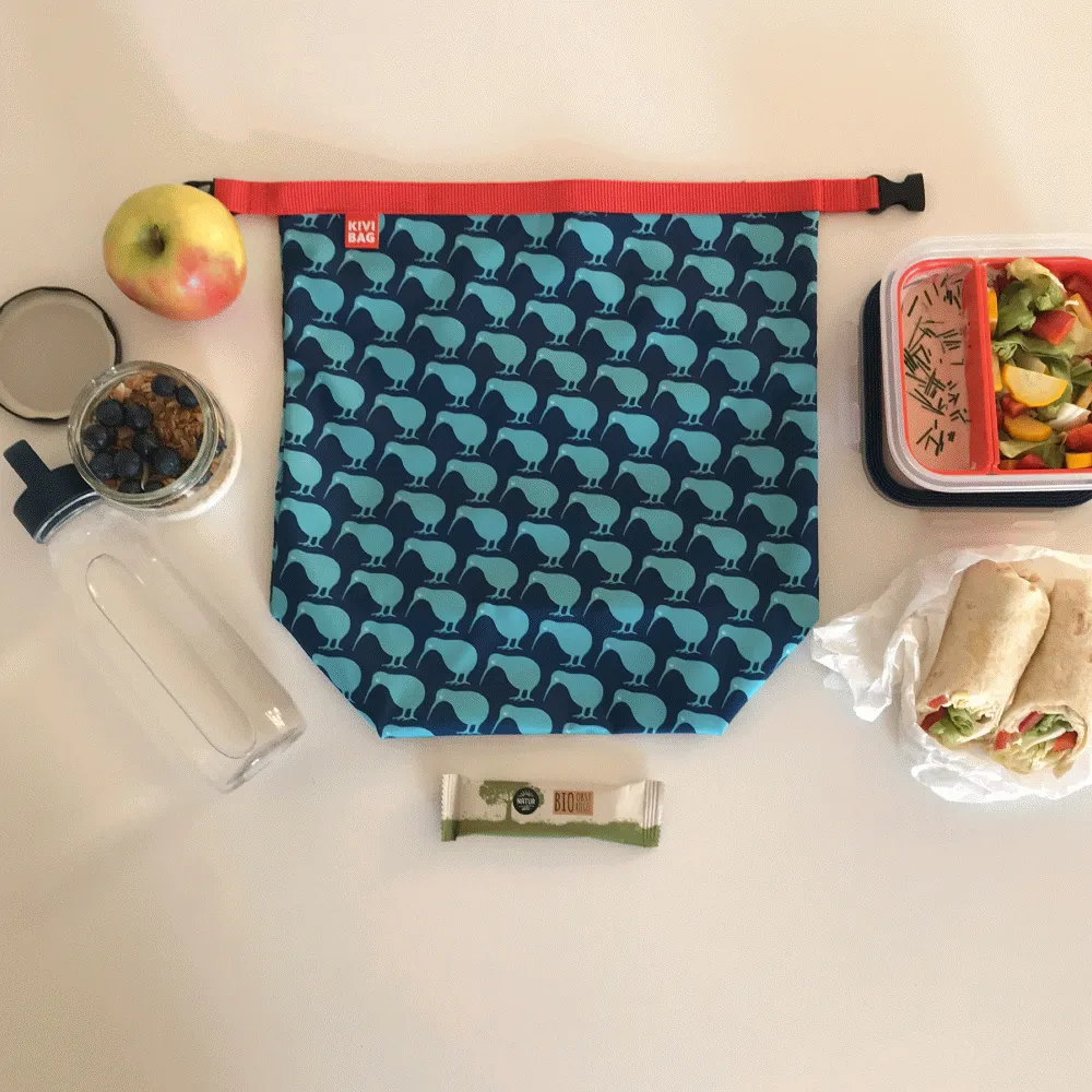 Lunch Bag Large (Striped B&W)