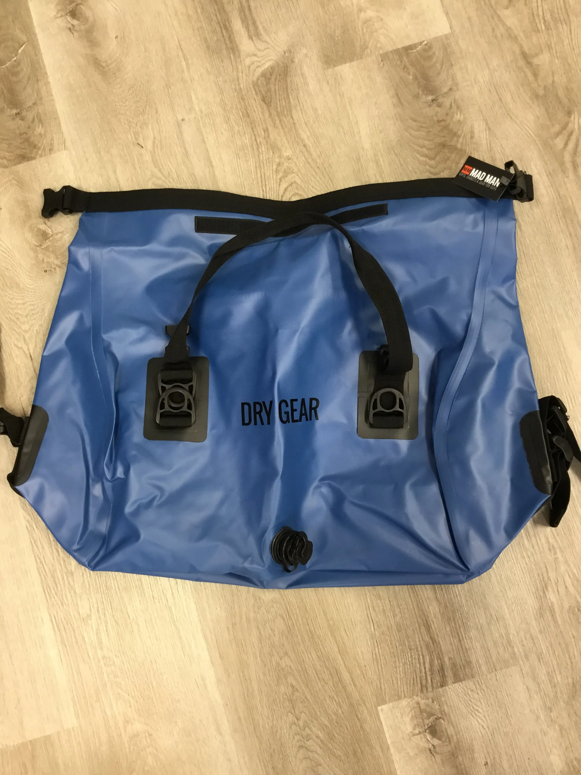 MAD MAN 3063d Dry Gear Duffel Bag w/ Drainage Port Blue