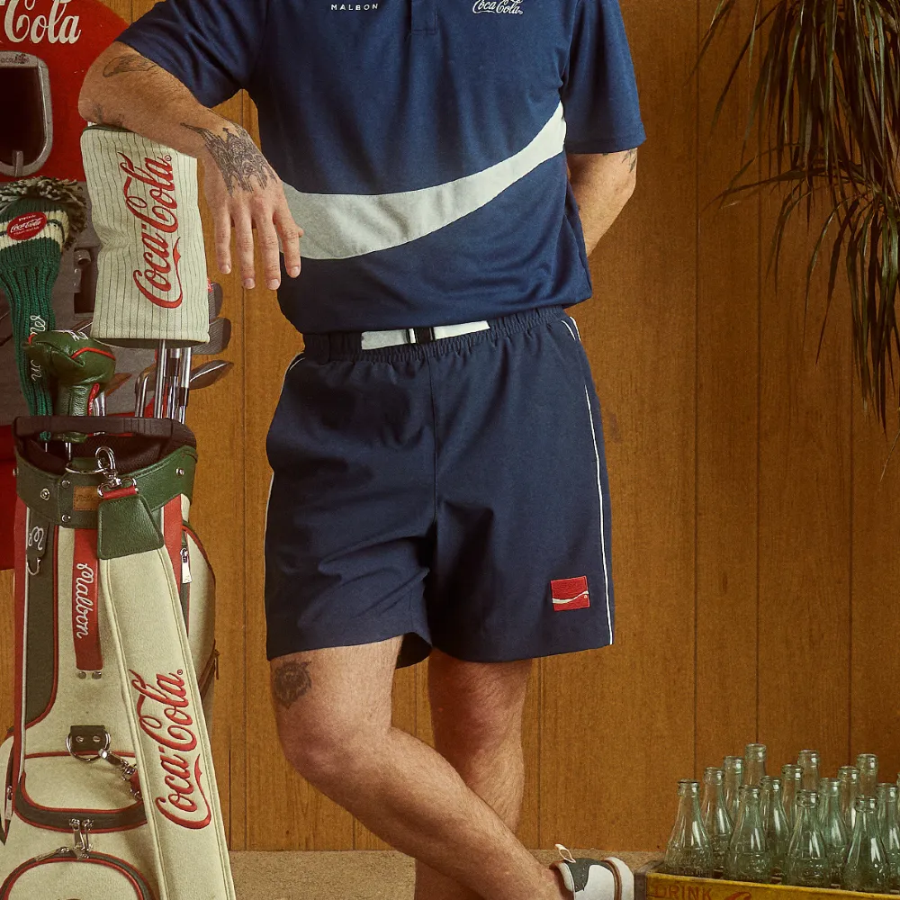 MALBON X COCA-COLA PANELED NYLON SHORT