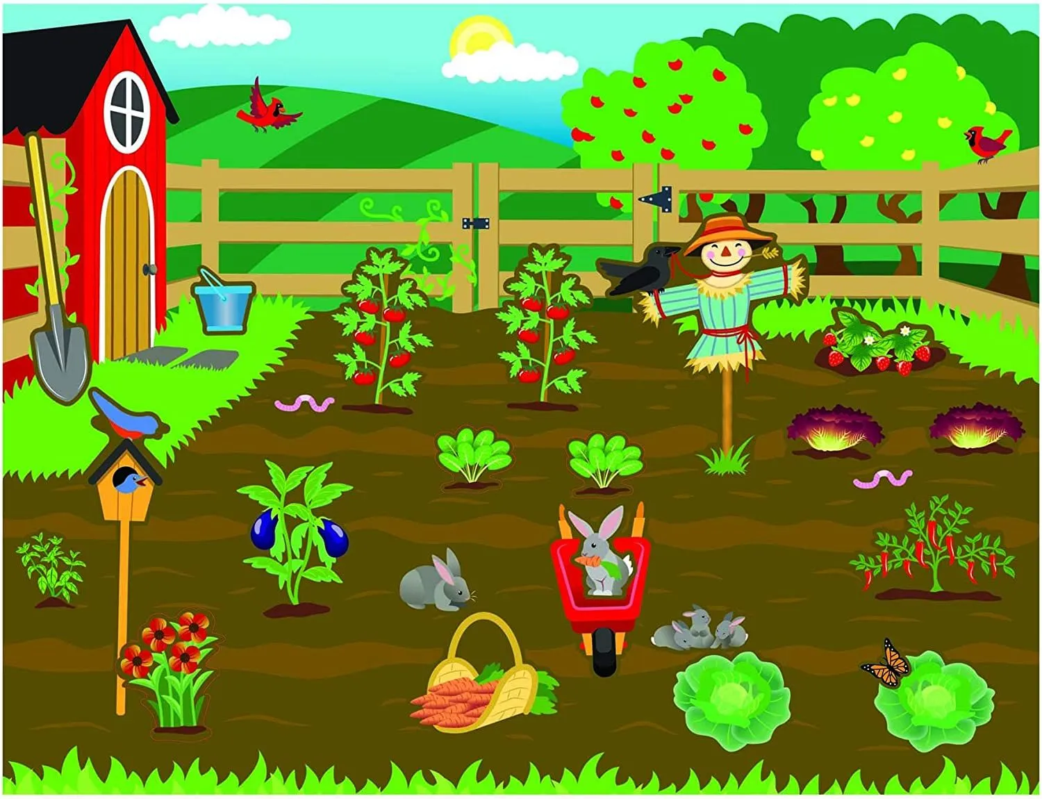 Melissa & Doug Reusable Sticker Pad – Farm
