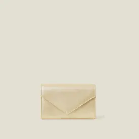Metallic Envelope Clutch Bag-Gold