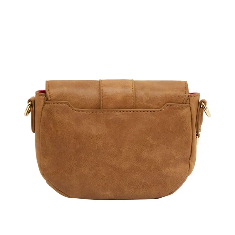 Mini Zara Saddle Bag Vintage Tan