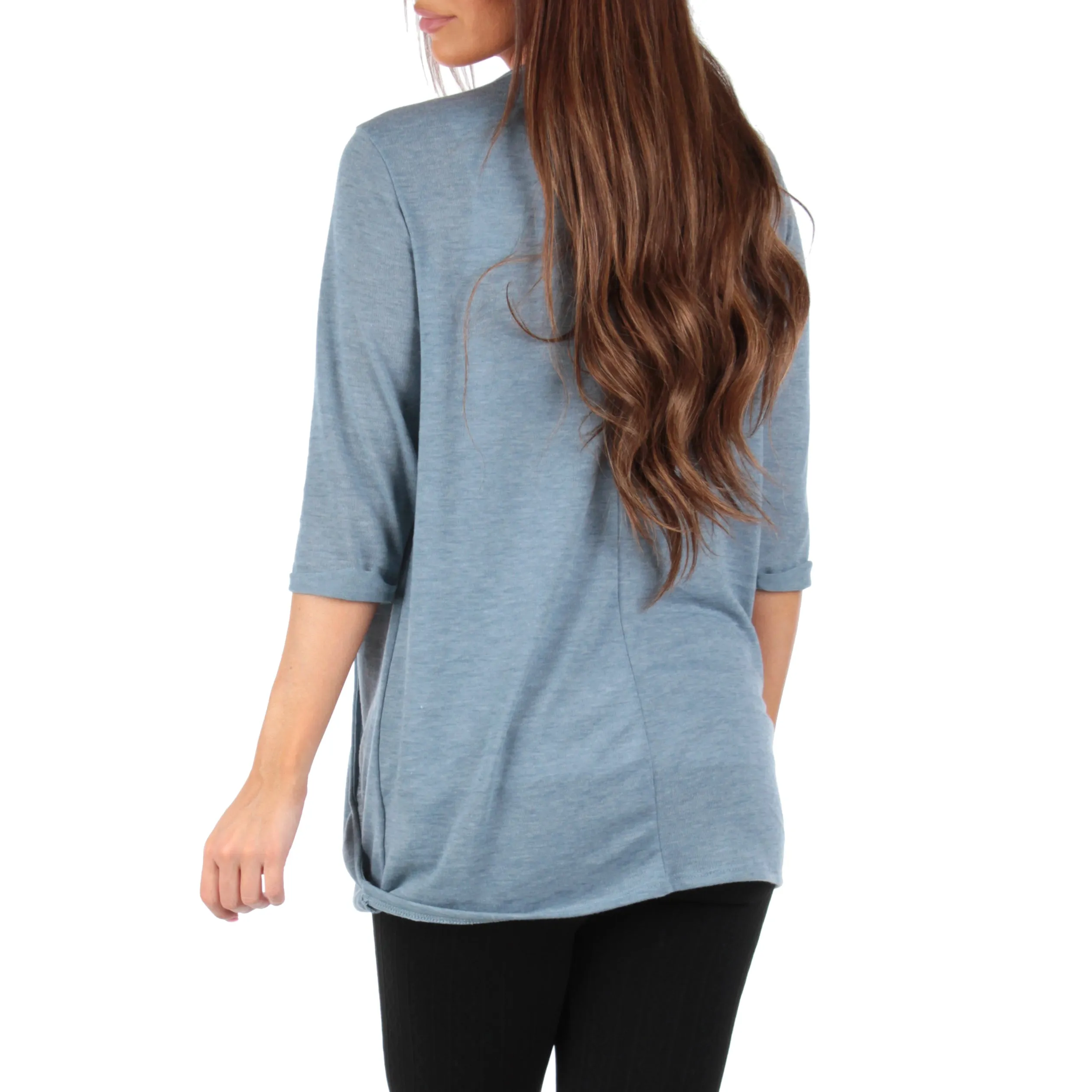Mother Bee Maternity Criss Cross Maternity and Nursing Wrap Tunic