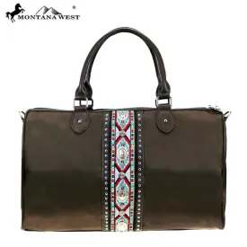 MW897-5110 Montana West Aztec Collection Duffle Bag