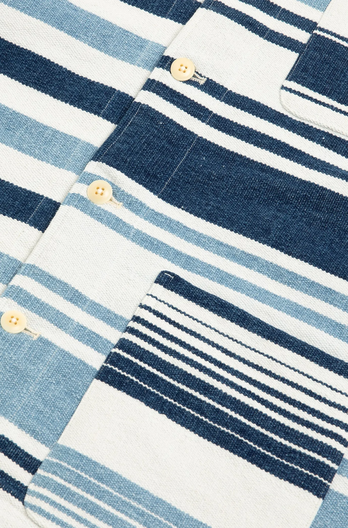 Original Madras Blue Beach Mat Jacket