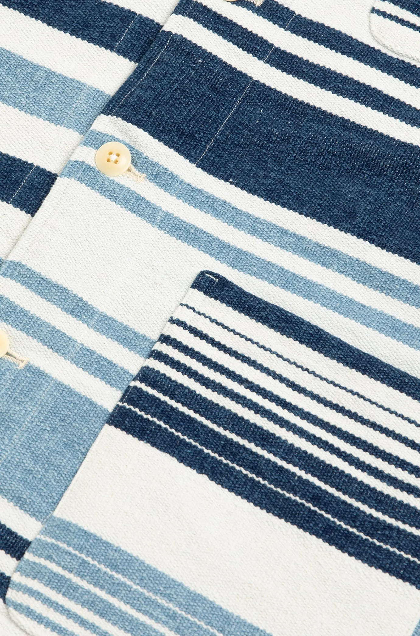 Original Madras Blue Beach Mat Jacket