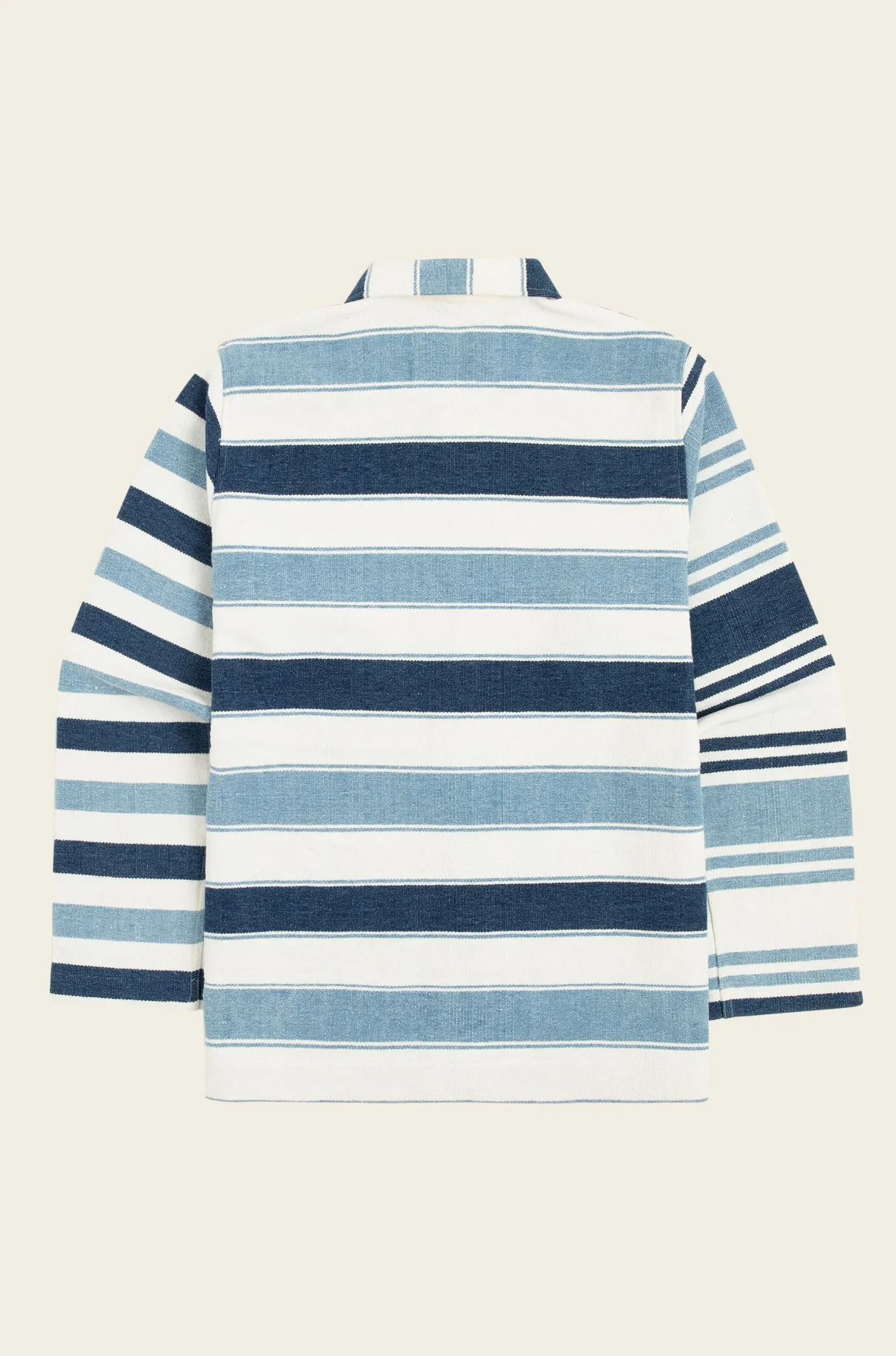 Original Madras Blue Beach Mat Jacket