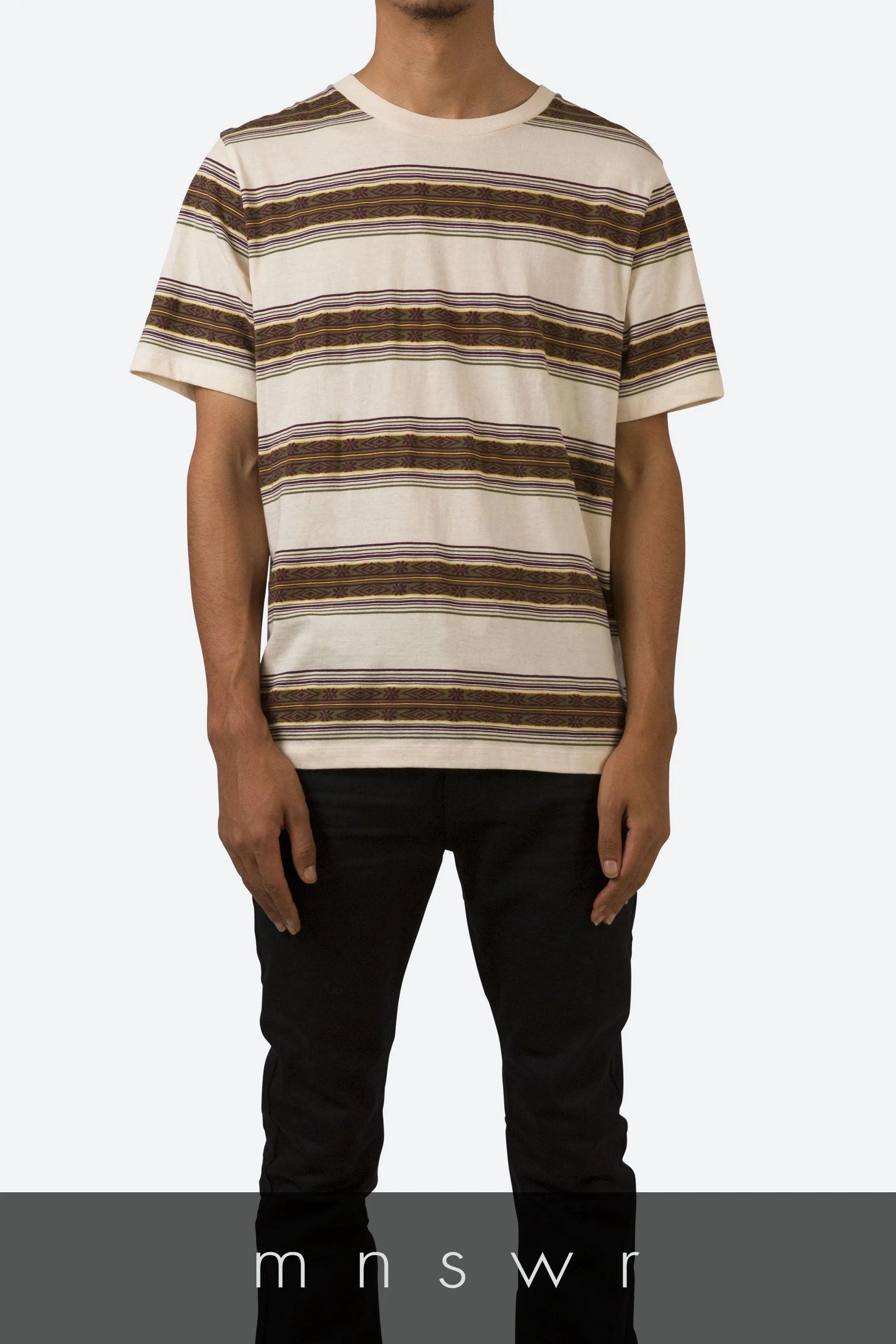Pattern Striped Tee - Multi