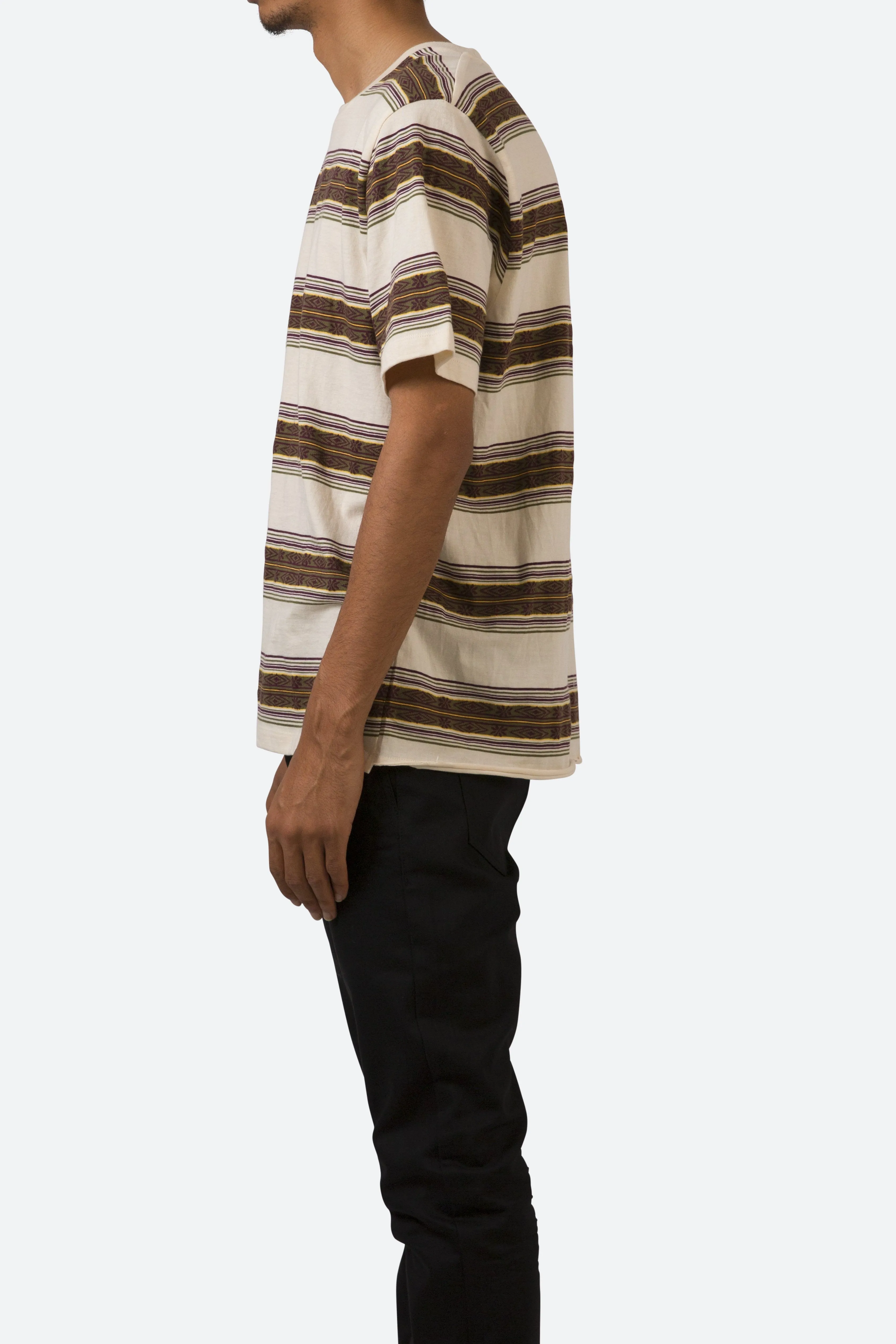 Pattern Striped Tee - Multi