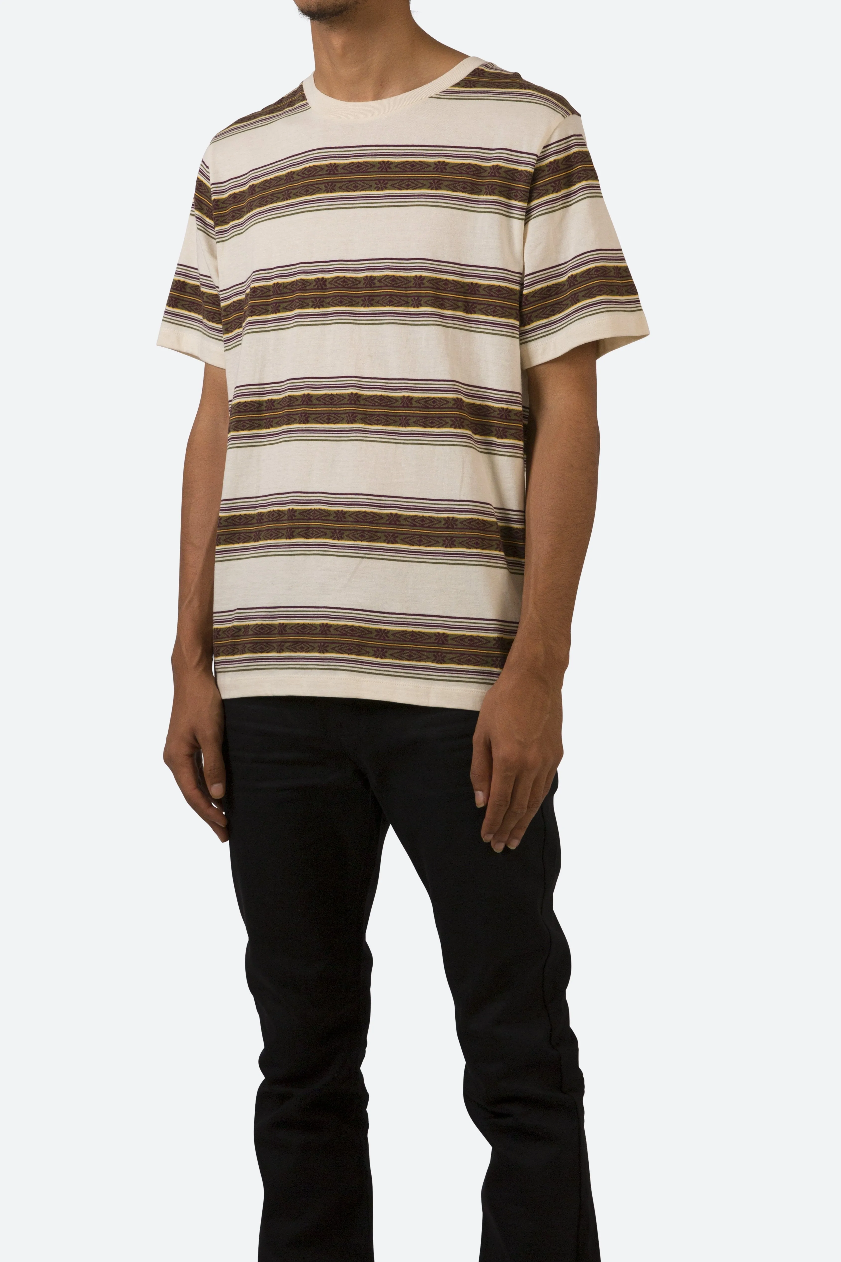 Pattern Striped Tee - Multi