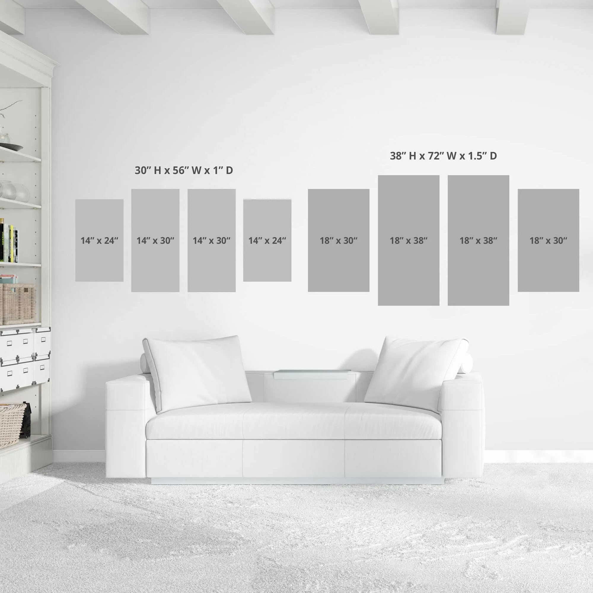 "1 Corinthians 16 14 With Love MAX" 4 Piece Print on Canvas